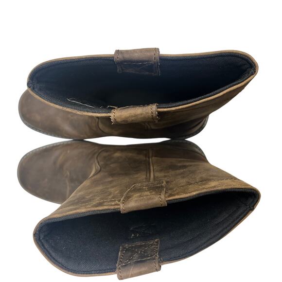 Wolverine Brown Leather Pull-On Work Boots Men’s 13 EW W10682 - Picture 13 of 16